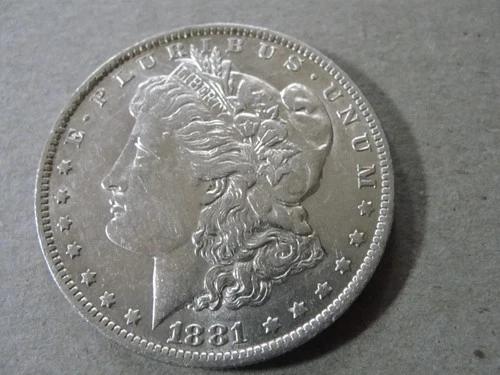 1881-P Morgan Silver Dollar Uncirculated nice coin
