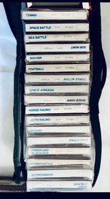SEARS SUPER VIDEO ARCADE INTELLIVISION VIDEOGAME LOT OF 27 GAMES CIB TESTED 5/17
