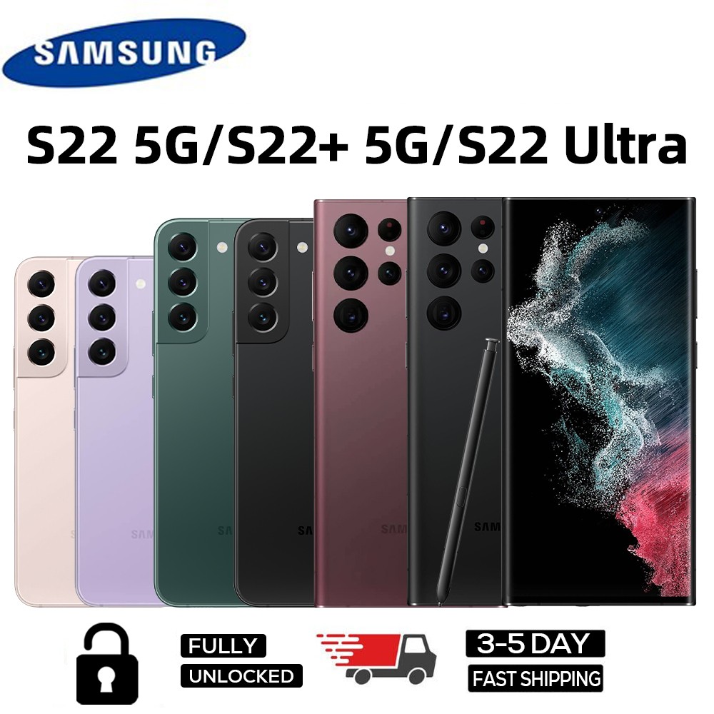 New Samsung Galaxy S22/S22+/S22 Ultra 5G (128GB/256GB) - Unlocked