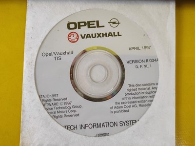 Konvolut Opel CD Technische Information TIS Tech Info
