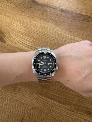 Seiko Prospex Turtle Blaues Zifferblatt Herrenuhr - SRP773K1