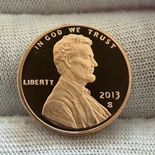 2013-S Lincoln Shield Cent Proof — photo from another recent sale