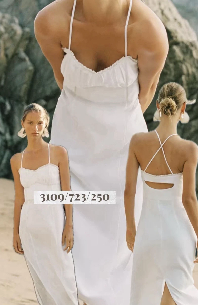 chinese dress ladies Zara White Feather Maxi Dress  Effortless Elegance for Summer  Susan Carys