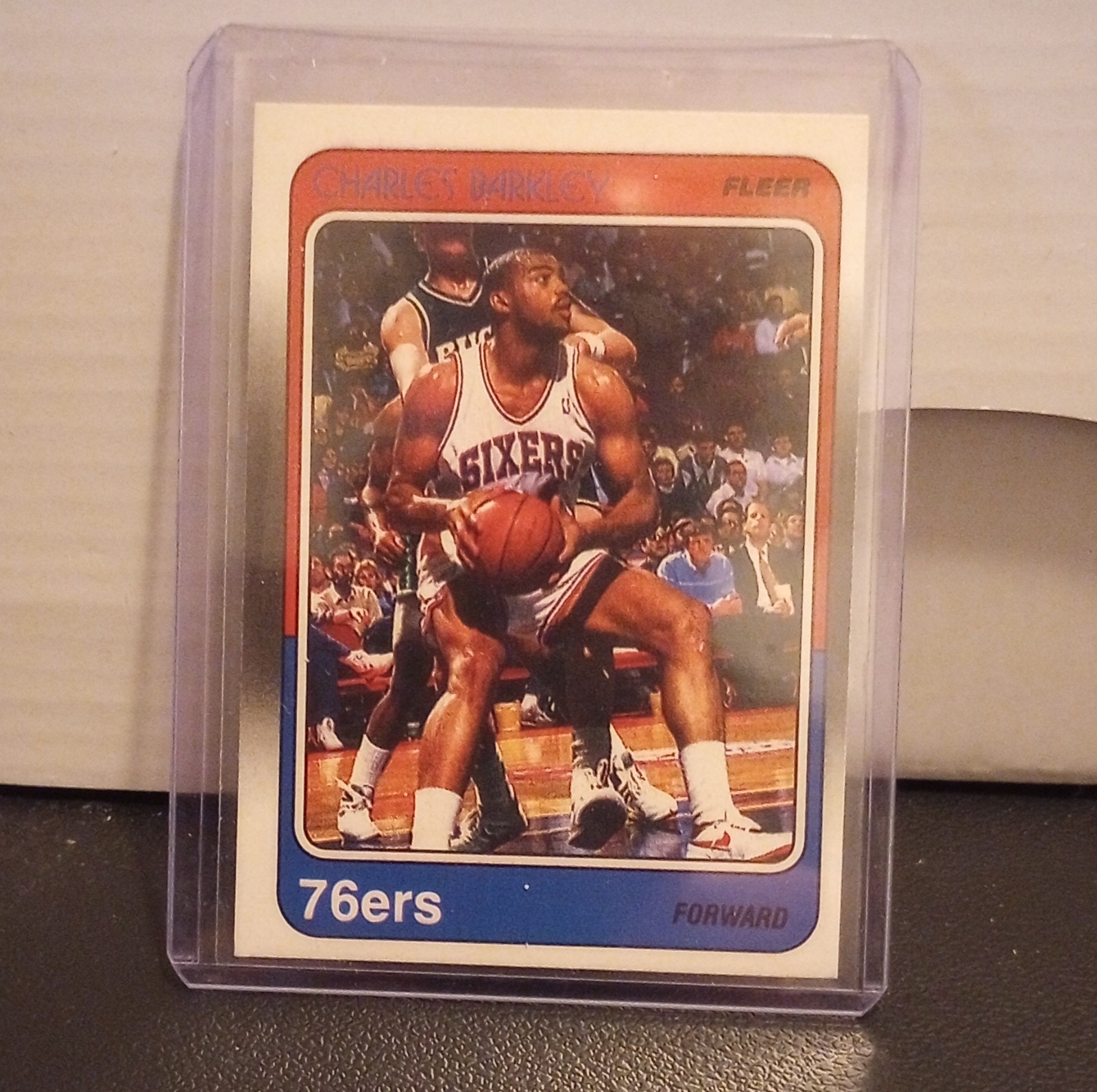 Fleer Charles Barkley Philadelphia 76ers 1988 Base Set #85 Basketball Card