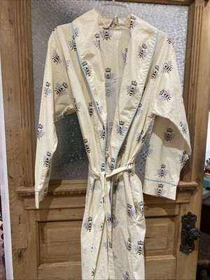 NWOT  S/M QUEEN BEE YELLOW HIVE THE CAT S PAJAMAS LADIES ROBE