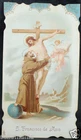 OLD BLESSED SAINT FRANCIS OS ASSISI HOLY CARD SAN FRANCISCO DE ASIS    CC1015