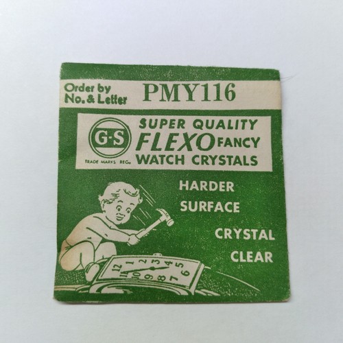 PMY Serie G-S Flexo Sostituzione Orologio Fantastico Parte Cristallo Acrilico NOS-Varietà G1 - Foto 3 di 27