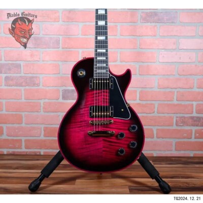 Ginbest Electric guitar Purple Widow Lespaul Customs 4 Choice | eBay Ginbest Electric guitar Purple Widow Lespaul Customs 4 Choice | eBay