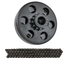19mm Centrifugal Clutch 3/4" Bore 12T 35 Chain for Go Kart Golf Cart E-Bike ATV