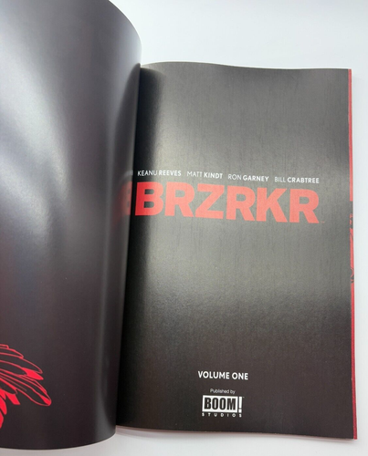 BRZRKR Volume Uno - Keanu Reeve Matt Kindt Ron Garney Bill Crabtree - Foto 2 di 9