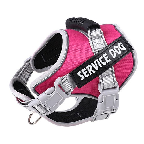 Personalized Service Dog Harness No-Pull Adjustable Pet Vest Reflective & Tag AU - Picture 15 of 32