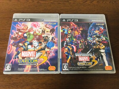 (Set of 2) Ultimate Marvel vs. Capcom 3 Sony PlayStation 3 2011 Japanese Version