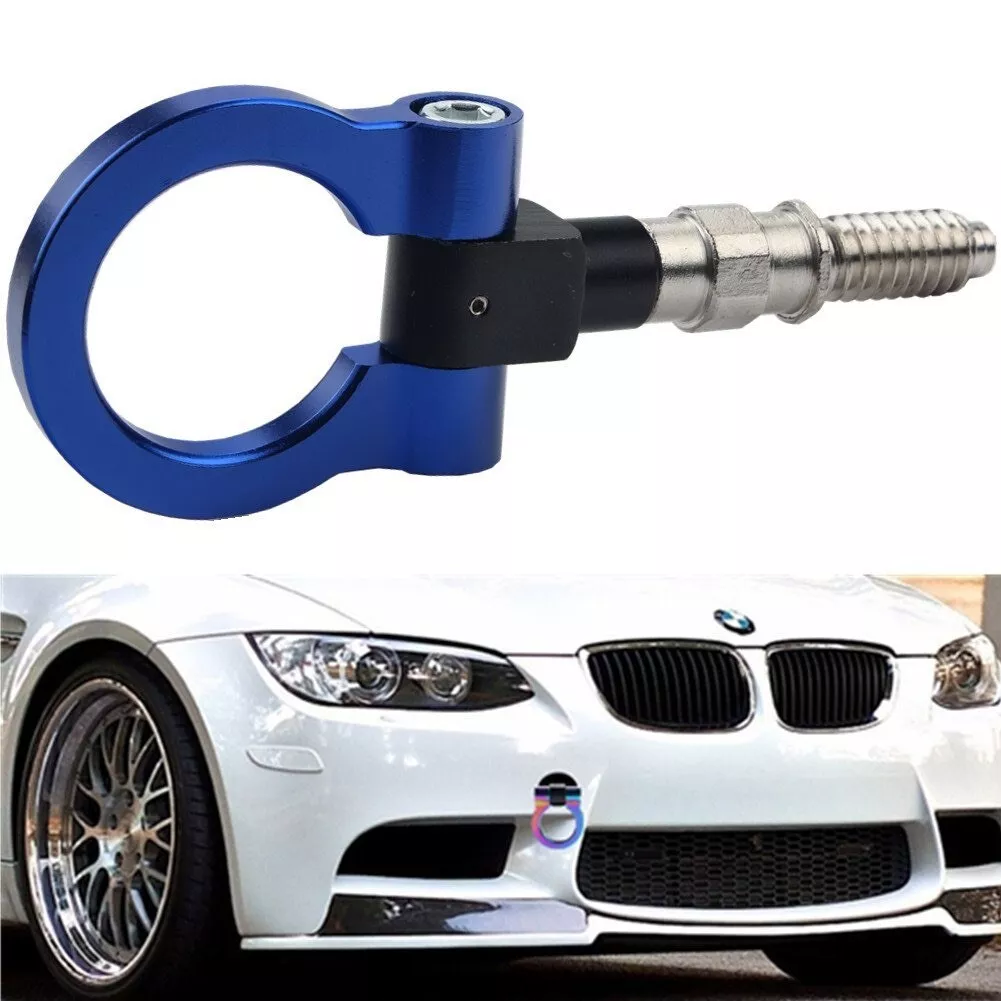 Blue Tow Hook For Bmw E60 F10 E61 E63 E65 E90 E39 E92 E91 E46 E36 Z4 M3 M5  M6 M2