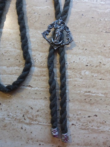2 x Bolotie Trachtenkrawatte Trachtenband Trachtenbinder Kordel Tracht VINTAGE - Bild 8 von 14