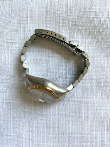 Herren Elgin Armbanduhr nur Teile, silber und goldfarben, Quarz - Bild 2 von 4