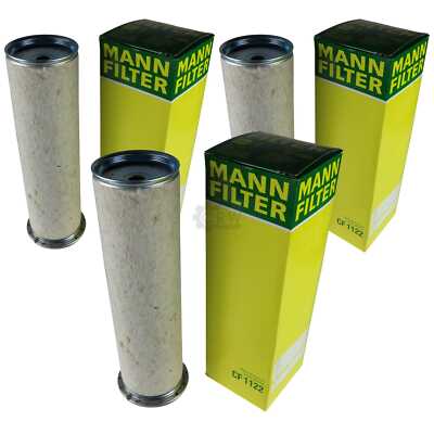3x Original MANN-FILTER SekundärLuftfilter CF 1122