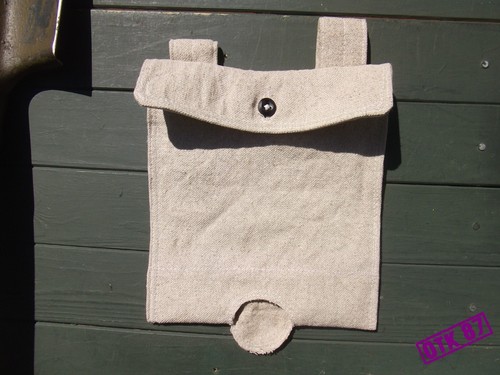 MADE TO ORDER model 1915 Russian entrenching tool cover, natural linen repro RIA - Picture 2 of 13