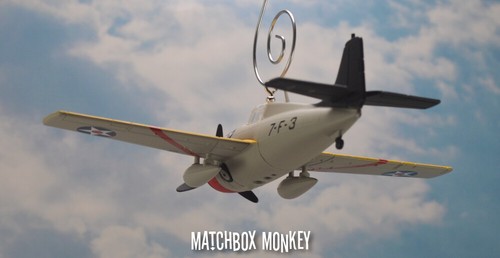 Grumman F4F Wildcat US Navy Fighter Bomber Single Prop Custom Christmas Ornament - Picture 10 of 12