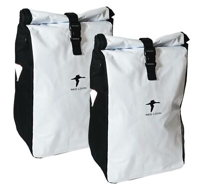 2x Fahrradtasche Red Loon Packtasche Gepäckträgertasche Gepäck Tasche LKW-Plane