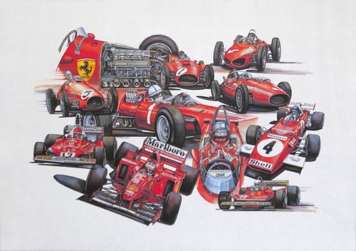 Paolo D'Alessio ~ FORMULA FERRARI 1948-2000 ~ English Special Boxed Edition ++ - Picture 10 of 17