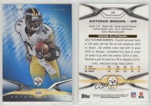 antonio brown platinum jersey