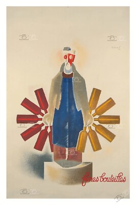 Poster Fête Bal Arc-en-Ciel Lausanne – Affiche Vintage 50x70cm, Reproduction