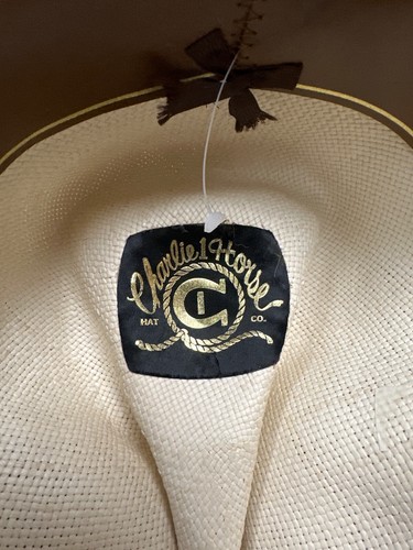 Charlie 1 Horse Cowgirl Custom Hat Straw Wicker, No Size Tag One Size Fits Most - Picture 6 of 9