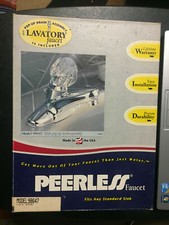 PEERLESS 1H LAV-W/PU-CLEAR KNOB-CHROME-CLOSED/98647 