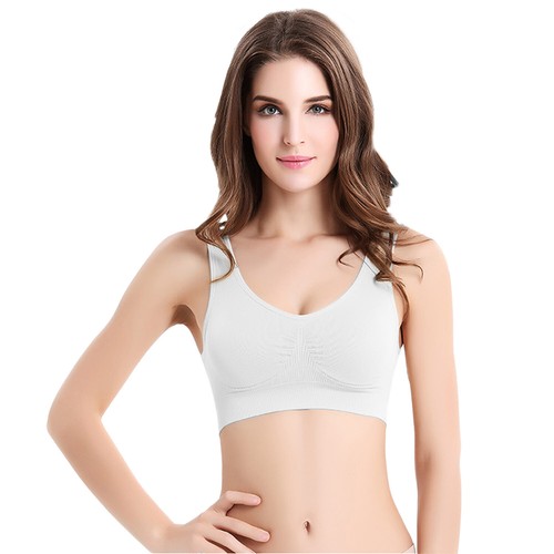 3Pcs Womens Seamless Sports Bra Wire Free Fitness Yoga Sleep Bra Underwear - Picture 24 of 43