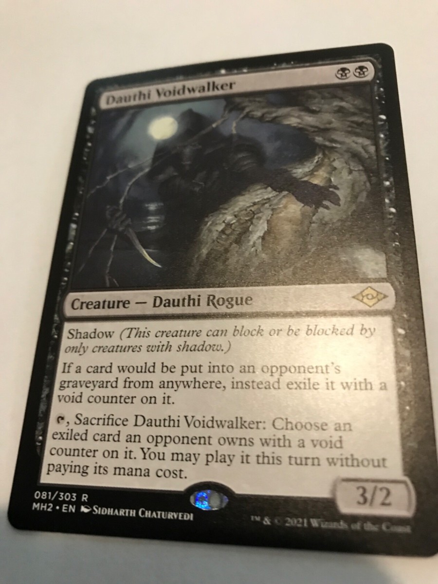 Dauthi Voidwalker : MTG NM Modern Horizons 2 Rare; exile, creature