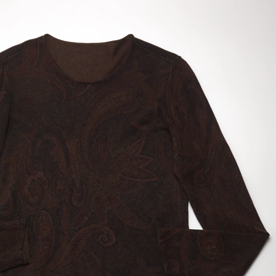 Saltador Ralph Lauren Mujer Marrón Cuello Redondo Tejido Algodón Grande Reino Unido 14 Foto 2 de 4