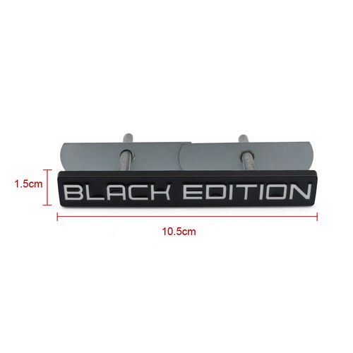3D-Metal Grille Red Black EDITION Logo Car Front Emblem Badge Nameplate Sticker - Picture 2 of 17