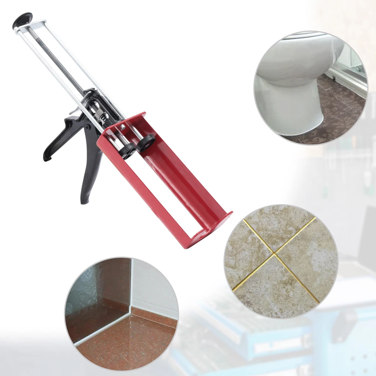 Industrial Dual Epoxy Applicator Gun Dispenser Double Component Caulking Gun