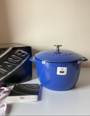 Staub La Cocotte DE GOHAN 20cm Blueberry Staub 3Cup Rice Cocotte 3 L Cast Iron