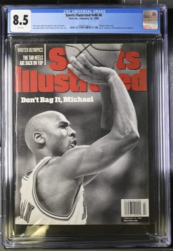 Sports Illustrated February 16, 1998 Michael Jordan CGC 8.5 NEWSTAND GRADE