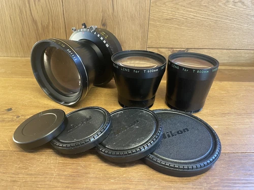 *Almost Mint* Nikon Nikkor T *ED 600mm F/9 800mm F/12 1200mm F/18 + 2 Rear Lens