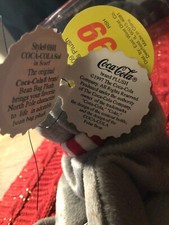Coca Cola Seal in Scarf Style 0101 Bean Bag Plush 1997