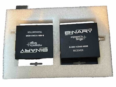 Binary B-400-1COAX-HDIR HDMI Over Coax Receiver/ Transmitter