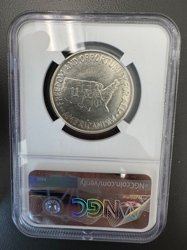 1952 D MS65 Washington Carver Silver Commemorative Half Dollar - Picture 2 of 2