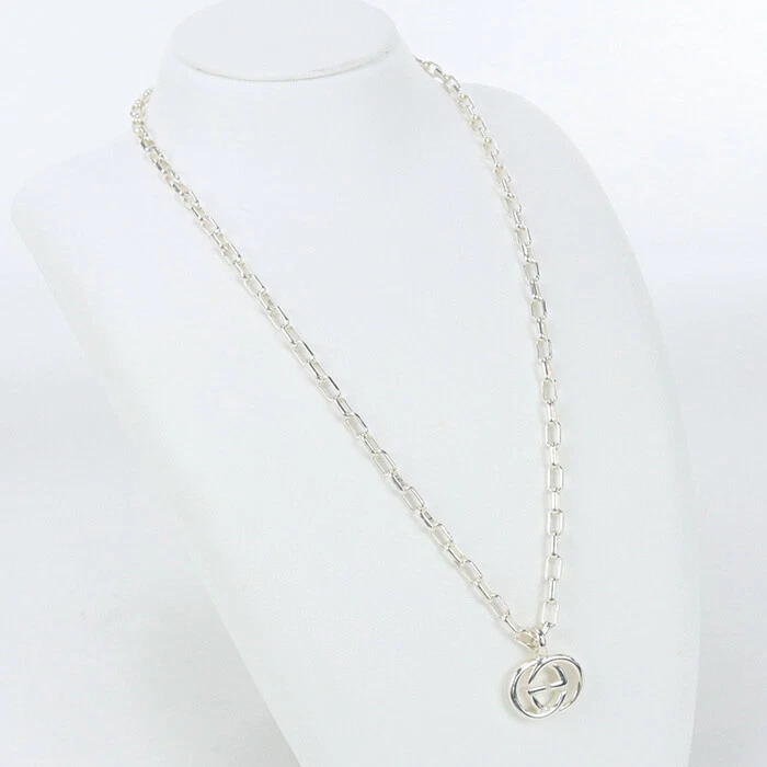 GUCCI 295710 Collier imbriqué G accessoires argent 925 argent homme (unisexe)