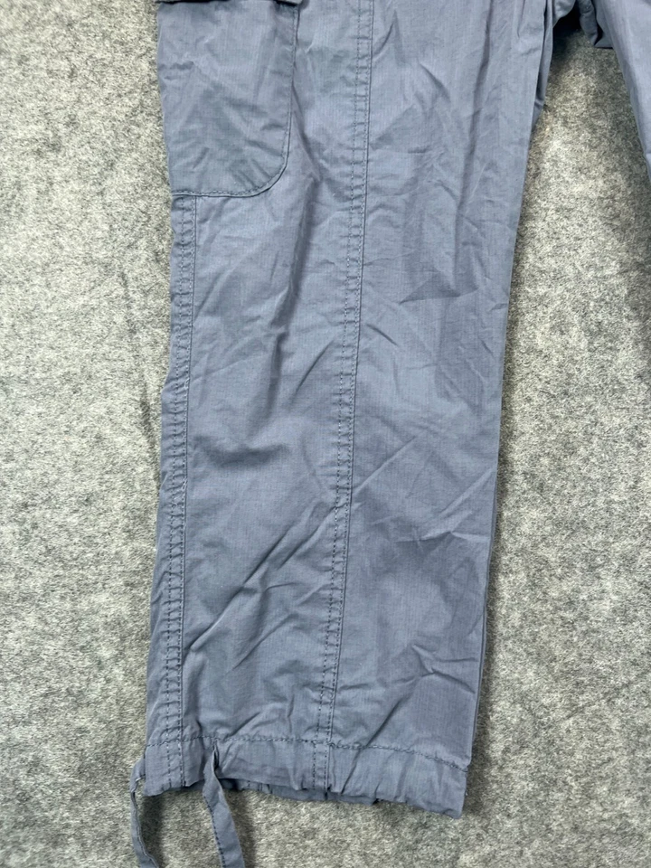 Pantalones cortos cargo BCG para mujer 6 grises utilitarios de nailon informales trabajo damas 32x20,5 Foto 4 de 4