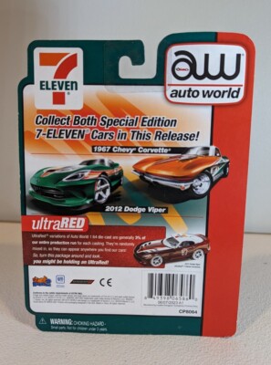 Auto World 2023 AW 7/11 Seven Eleven 2012 Dodge Viper Car Die cast