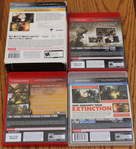 Resistance Collection (PlayStation 3 PS3, 2012) Trilogía Completa Juego de Caja CIB - Imagen 2 de 8