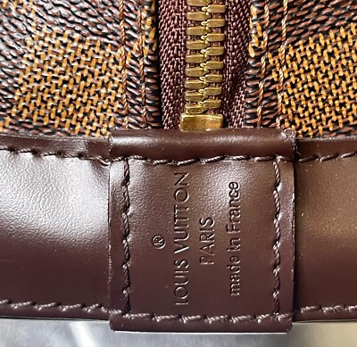 Louis Vuitton Alma Top Handle Bag Brown Canvas | eBay