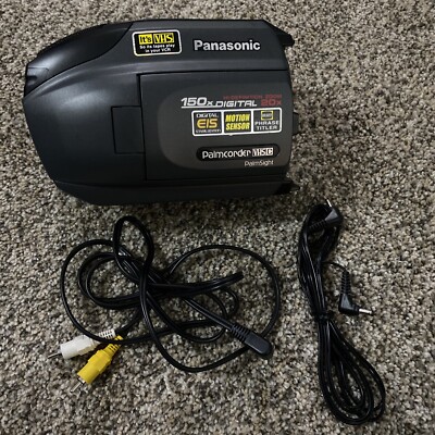 Panasonic Palmsight Palmcorder VHS-C 150x Zoom PV-L501D | eBay