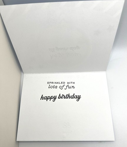 Juego de 2 tarjetas de cumpleaños hechas a mano - Blue Shaker Stars Circles - Imagen 3 de 5