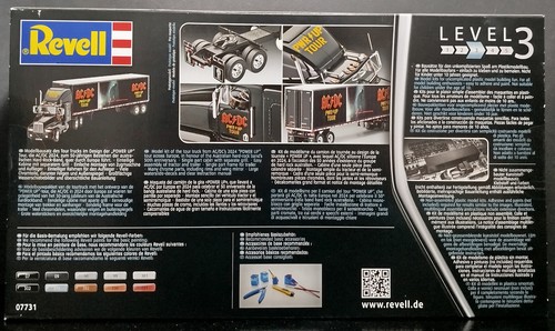REVELL 2024 AC DC POWER PWR UP TOUR TRUCK 1:32 # 07731 MODEL KIT MISB - Bild 13 von 19
