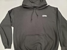 20120 Mens Majestic SEATTLE SEAHAWKS Pullover Hooded Hoodie SWEATSHIRT BLACK