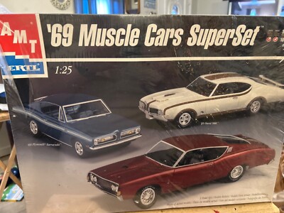 AMT ERTL ‘69 Muscle Cars Super Set 1:25#30104 3 Model Kits F/S In 1999 ...