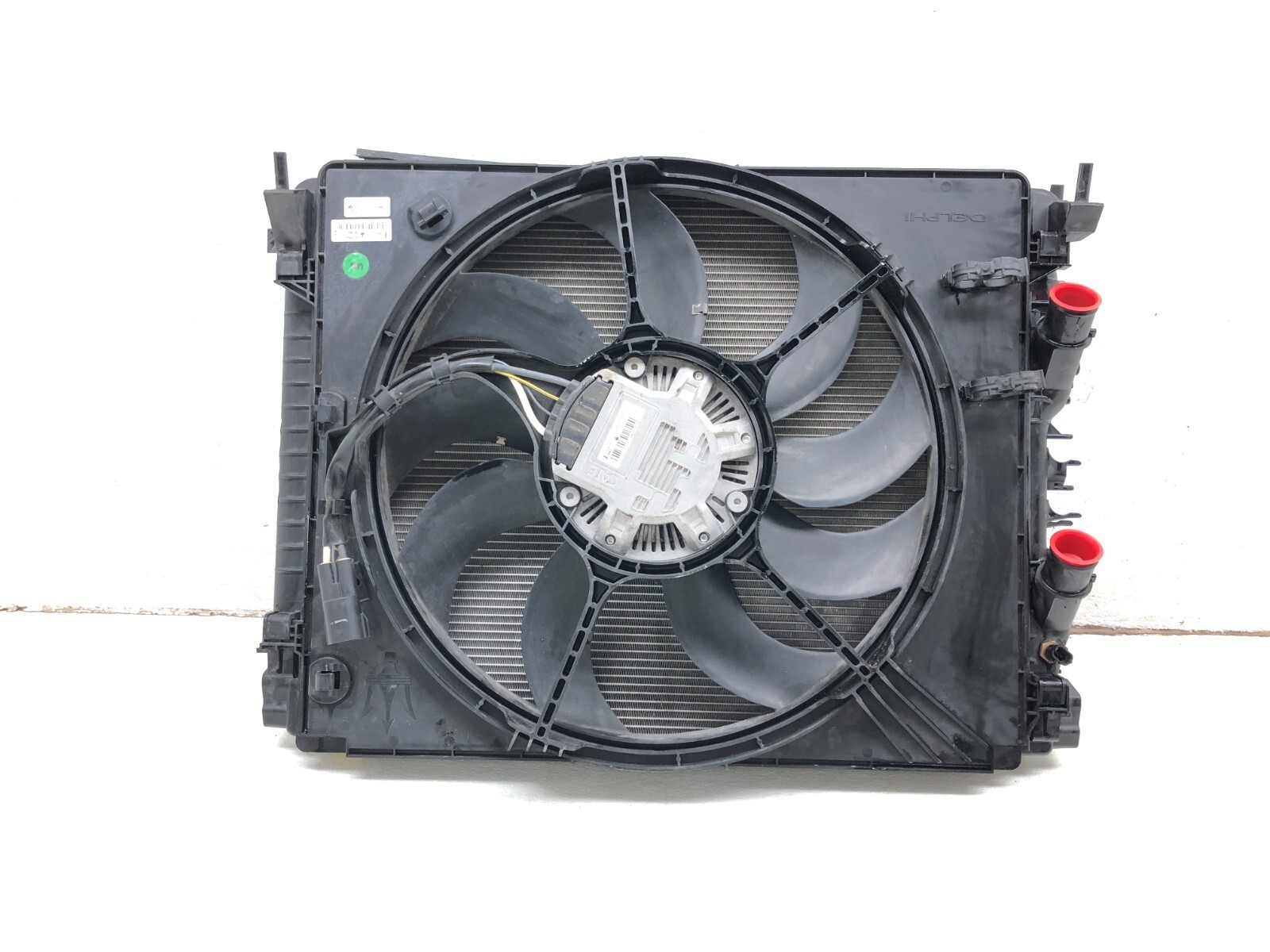 2014-2019 MASERATI GHIBLI SQ4 3.0L V6 RADIATOR CONDENSER COOLER FAN ASSEMBLY OEM